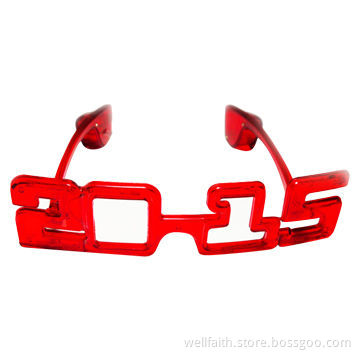 2015 Shaped Party LED Sunglasses for New Year Party with CE, RoHS MarksNew